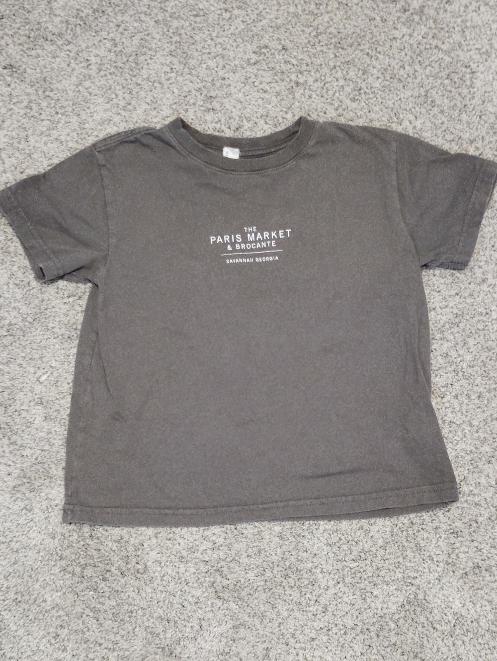 Rabbit Skins Black Short-Sleeve Tee with White Chest Logo